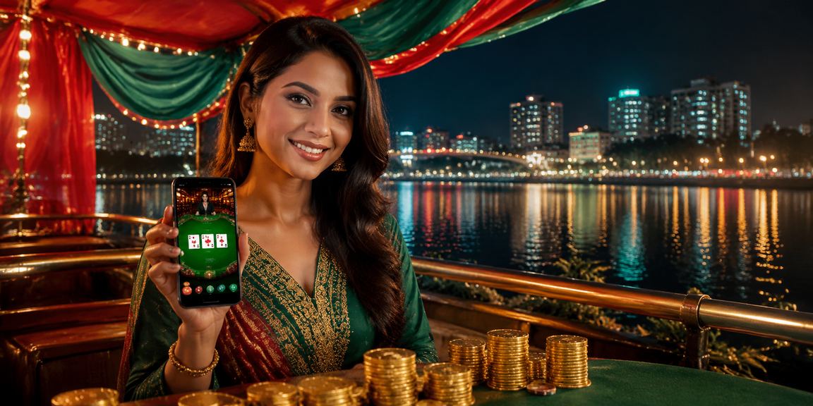 ঢাকায় বাকার্যাট টেবিলে হাই রোলার গেমিংয়ের দৃশ্য